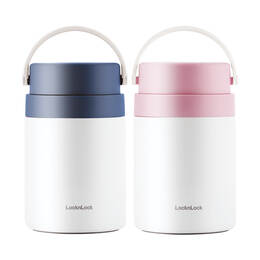 Hộp Giữ Nhiệt Đựng Đồ Ăn Có Tay Cầm Handle Food Jar LocknLock 700Ml - 2 Màu (Navy, Hồng) - LHC8042, Hộp Giữ Nhiệt Đựng Đồ Ăn Có Tay Cầm Handle Food Jar LocknLock 700Ml - 2 Màu (Navy, Hồng) - LHC8042